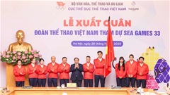 2 tuyển thủ cầm cờ cho đoàn thể thao Việt Nam là ai?